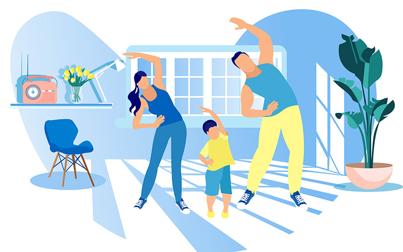 FAMILY EXERCISES: 5 EASY TIPS TO KEEP A FAMILY WELL